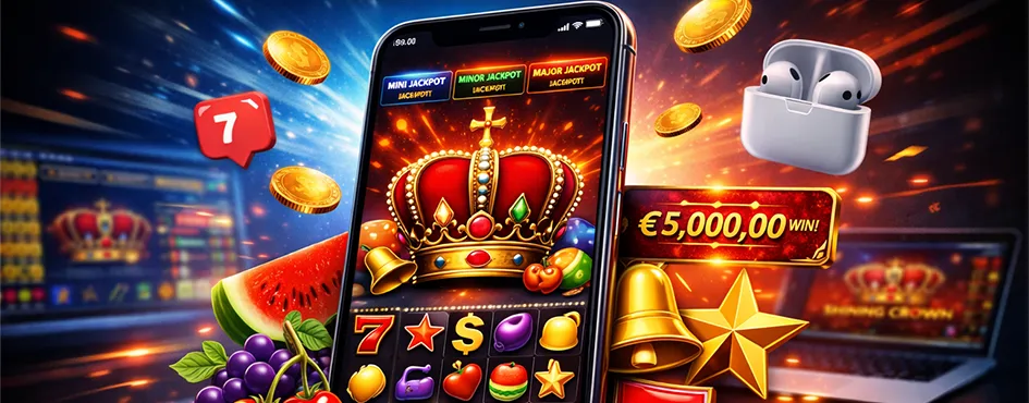 Shining Crown — Gizemli Jackpot Cards ve 4 Seviye Jackpot Sistemi