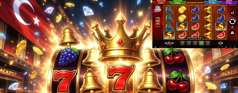 Shining Crown — Shining Crown Slot Serisi 2026 İncelemesi – 40 Hat ve Jackpot Fırtınası